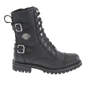 HARLEY DAVIDSON WOMEN'S BALSA MOTO BOOTS - ROUND TOE